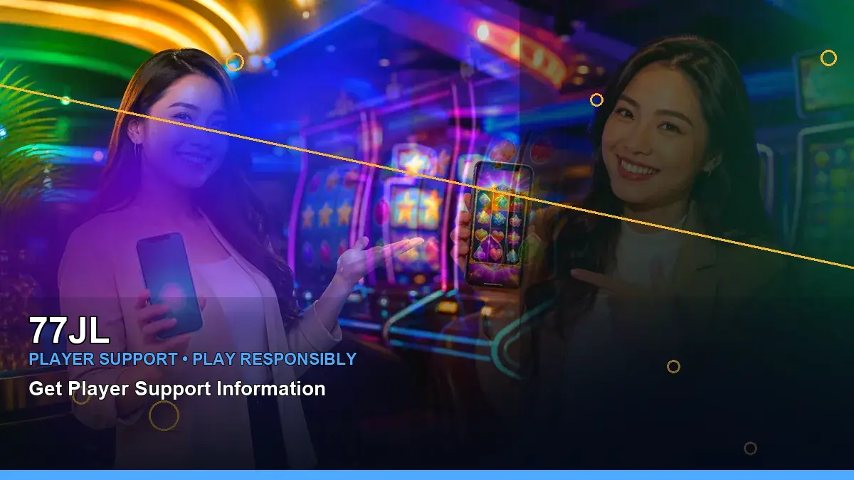 Gold-themed jackpot slot scene with an adult Filipina casino host in a left-side close-up composition